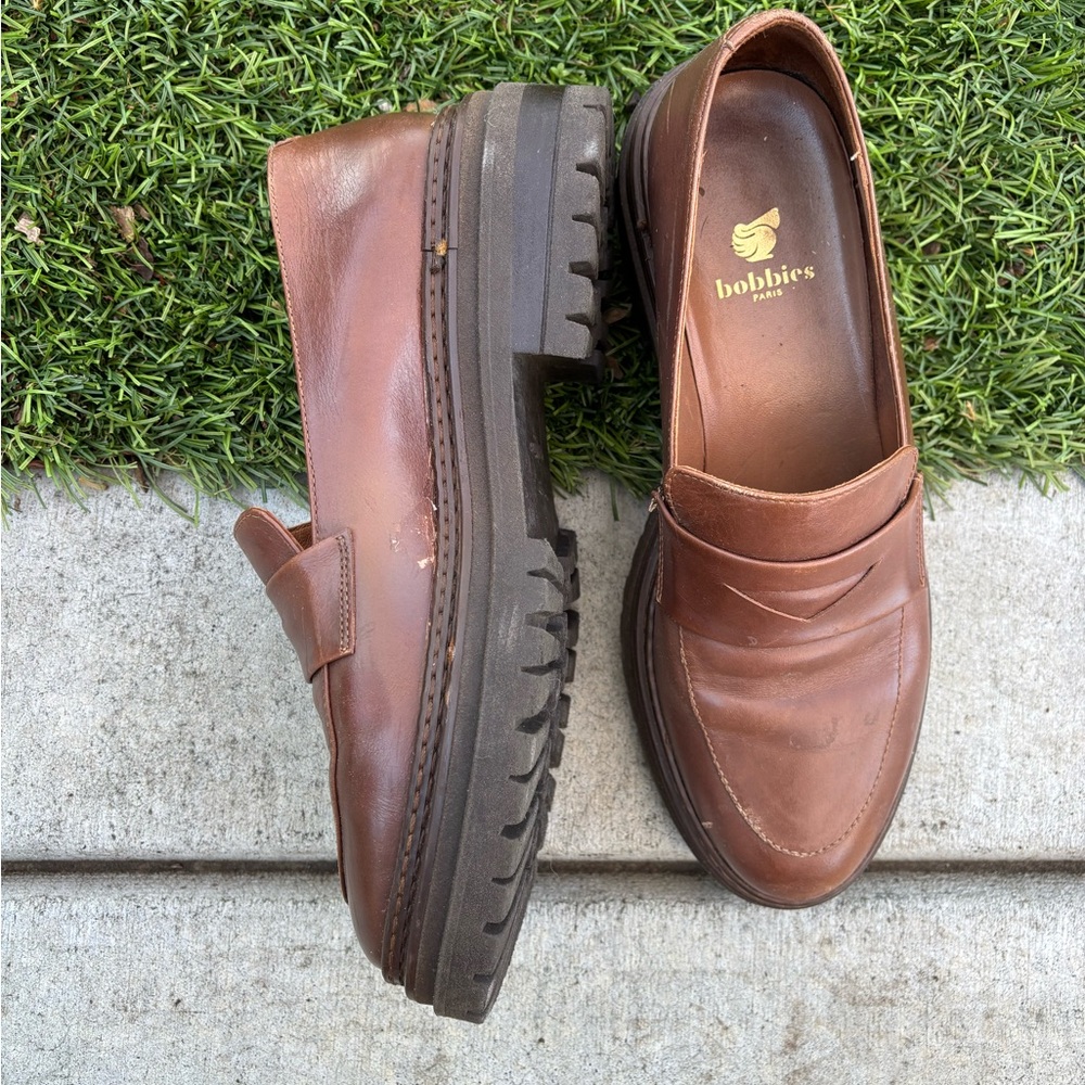 Bobbies Paris Women’s Brown Loafers - Picture 7 of 12